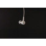 NEW №41 Гарнитура для радиостанции Air Soft 1V- white с вакуумным наушником на 1-ухо, цвет белый