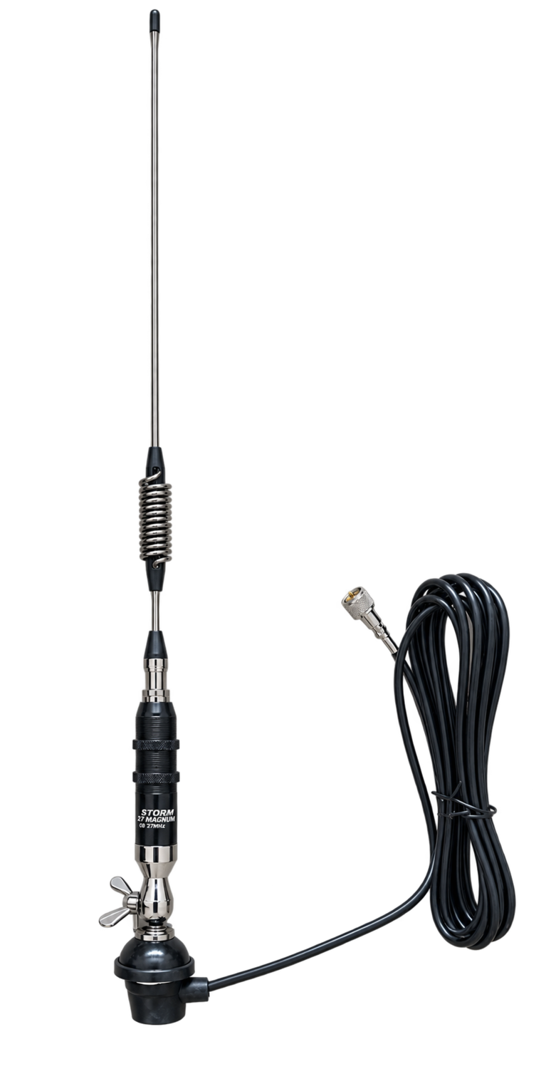 Антенна Си-Би ( CB ) 27 MHz STORM 27 MAGNUM на автомобиль Антенна Си-Би ( CB ) 27 MHz STORM 27 MAGNUM на автомобиль